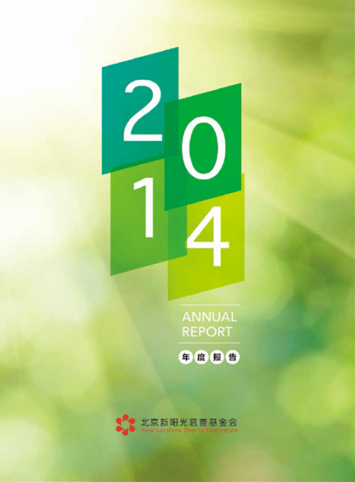 北京新阳光慈善基金会发布2014年年度工作报告