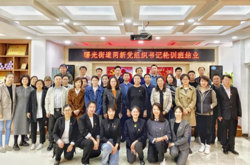 【党建动态】新阳光党支部参加曙光街道两新党组织书记轮训班