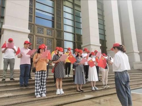 【党建动态】新阳光党支部参与“聚焦强军伟业 涉取奋进力量”党建观展活动